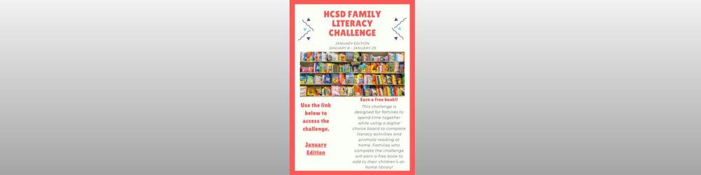 Family Literacy Challenge (K-4th Grade)
