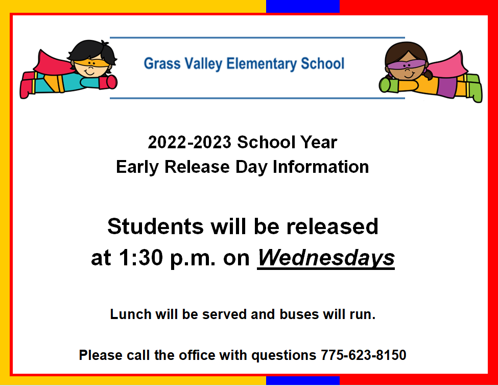 GVES early release flyer