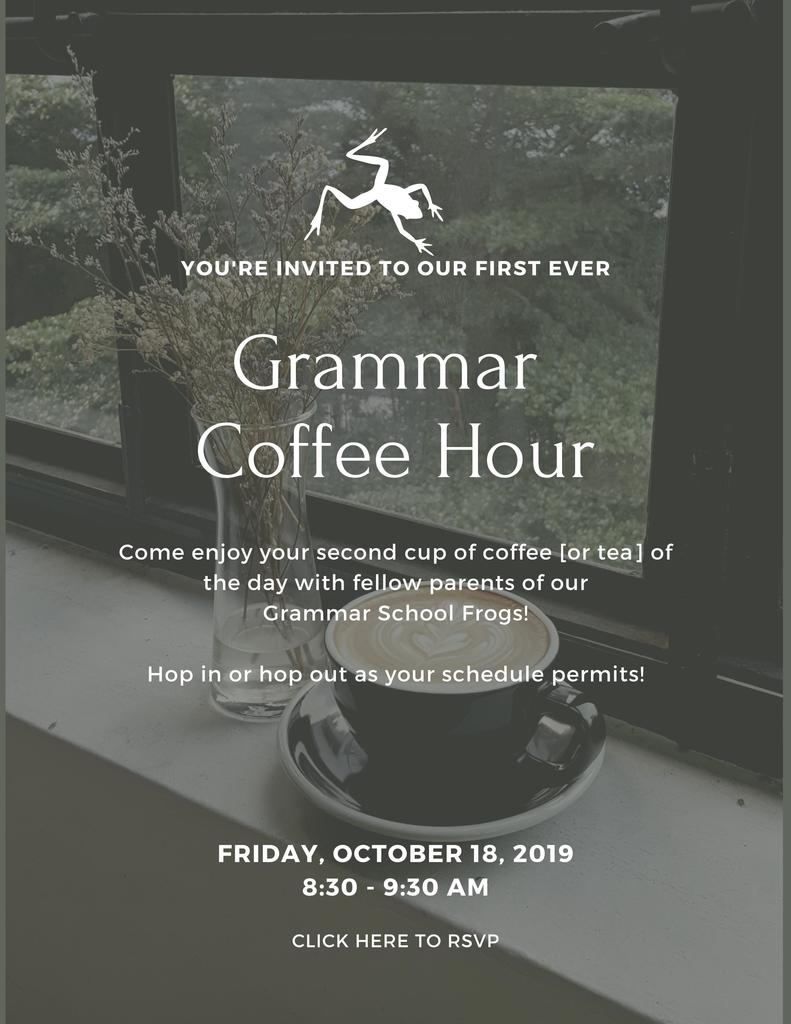 Coffee with Grammar Flyer