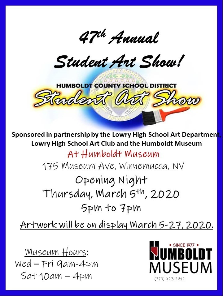 Art show flyer